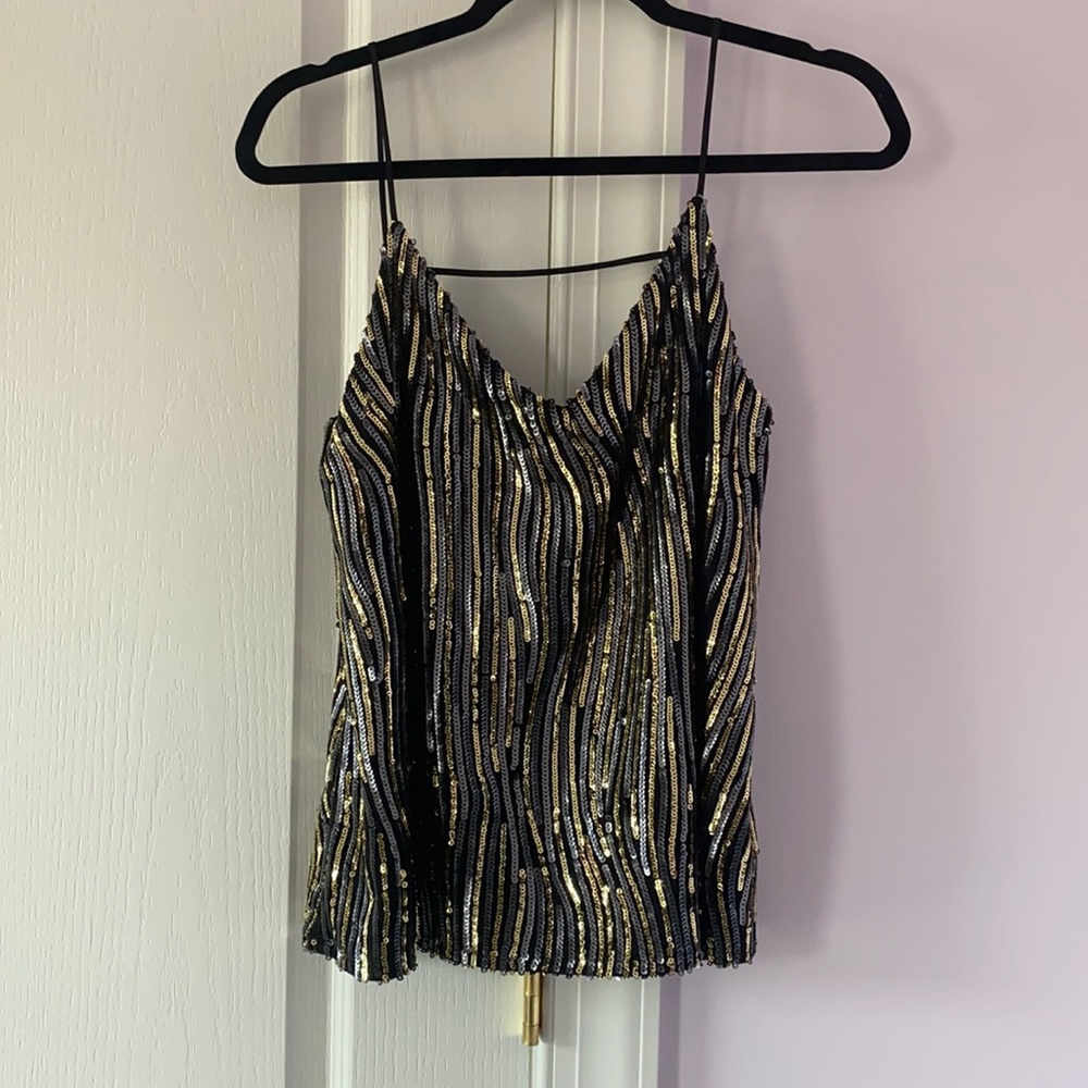 Eight Sixty Sequin Tank Top.